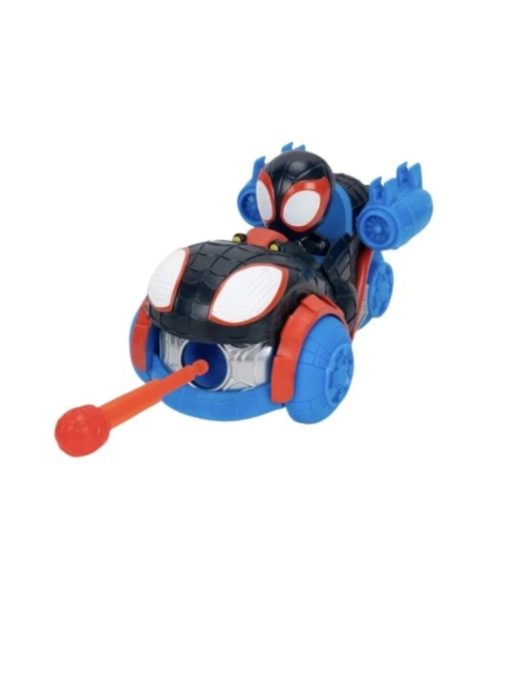 Marvel Miles Morales Spin Web Dart Zoomer - Black, Blue, Red